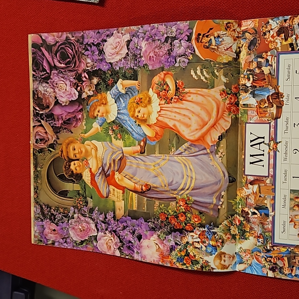 Cynthia Hart's Victoriana 2001 calendar UNOPENED cards scrapbooking decoupage - Picture 10 of 16